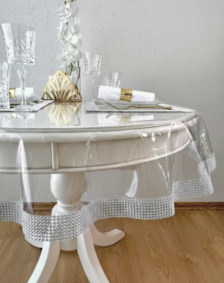 نابّة شفافة فخمة للطاولة