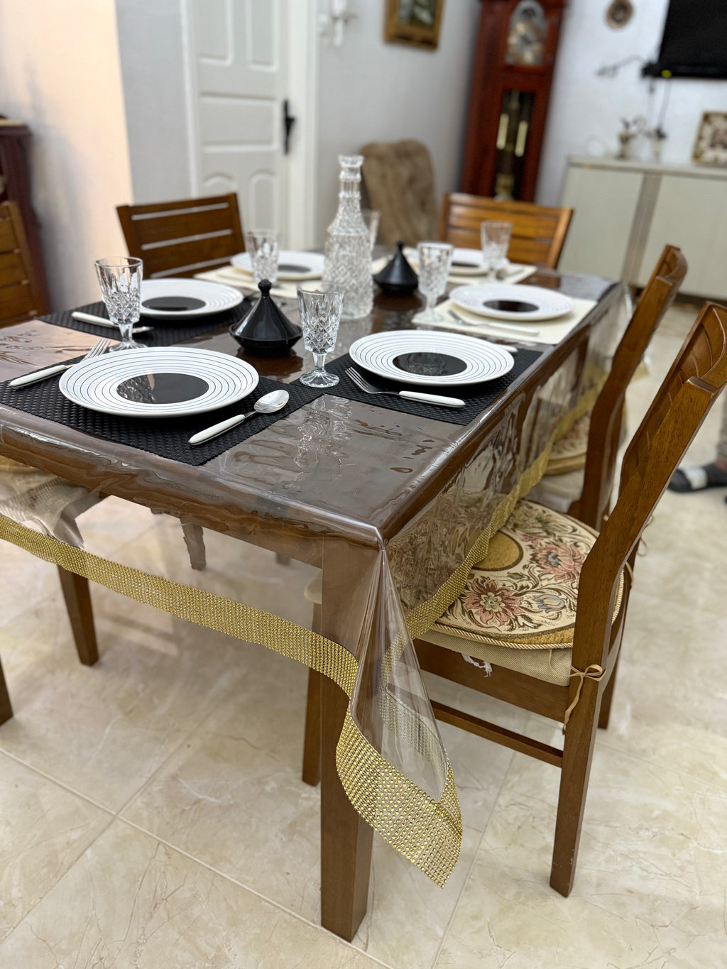 Nappe PVC ديكور بالدانتيل (مستورَد) | متوفر بـ 3 موديلات