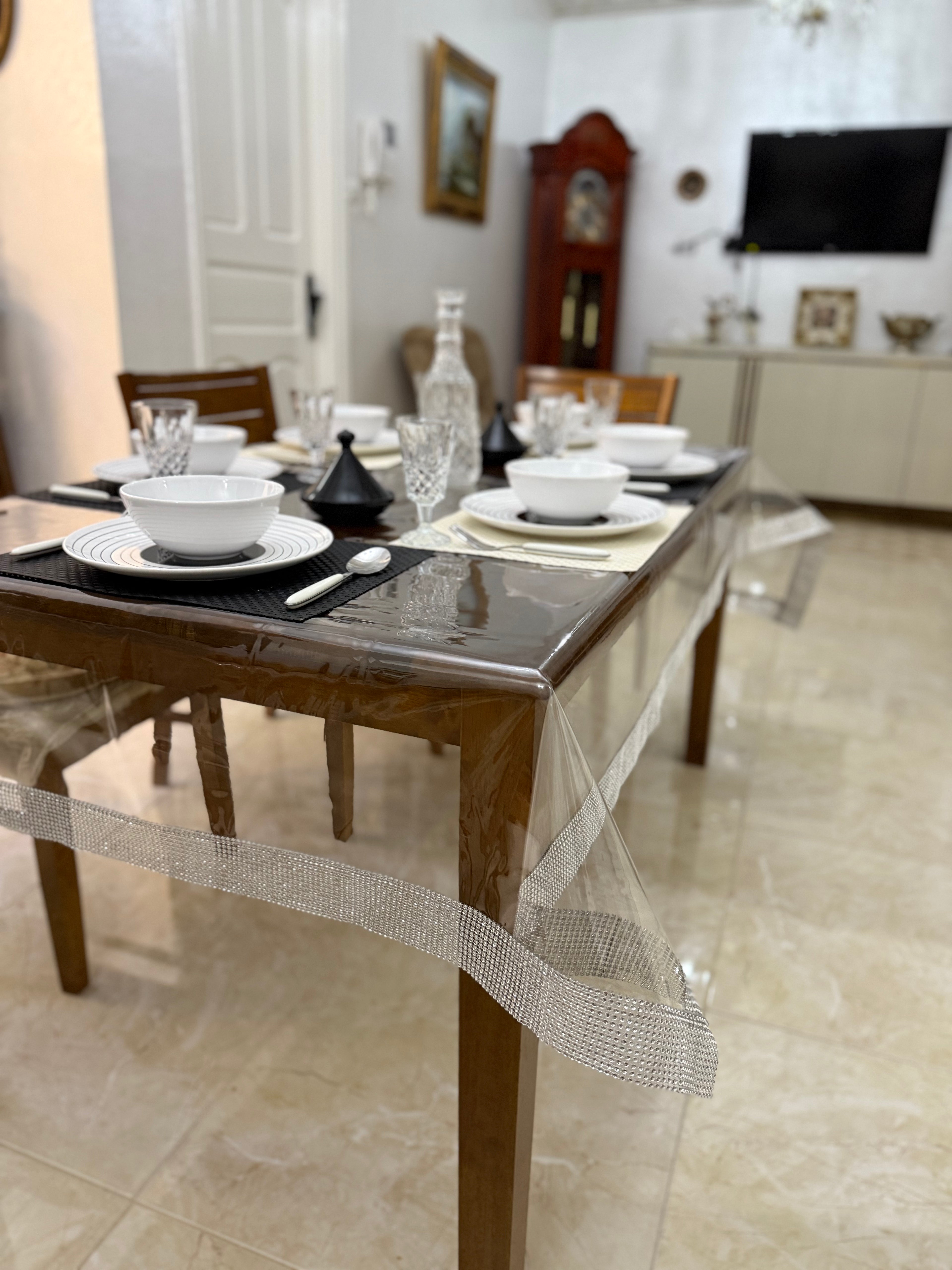 Nappe PVC ديكور بالدانتيل (مستورَد) | متوفر بـ 3 موديلات