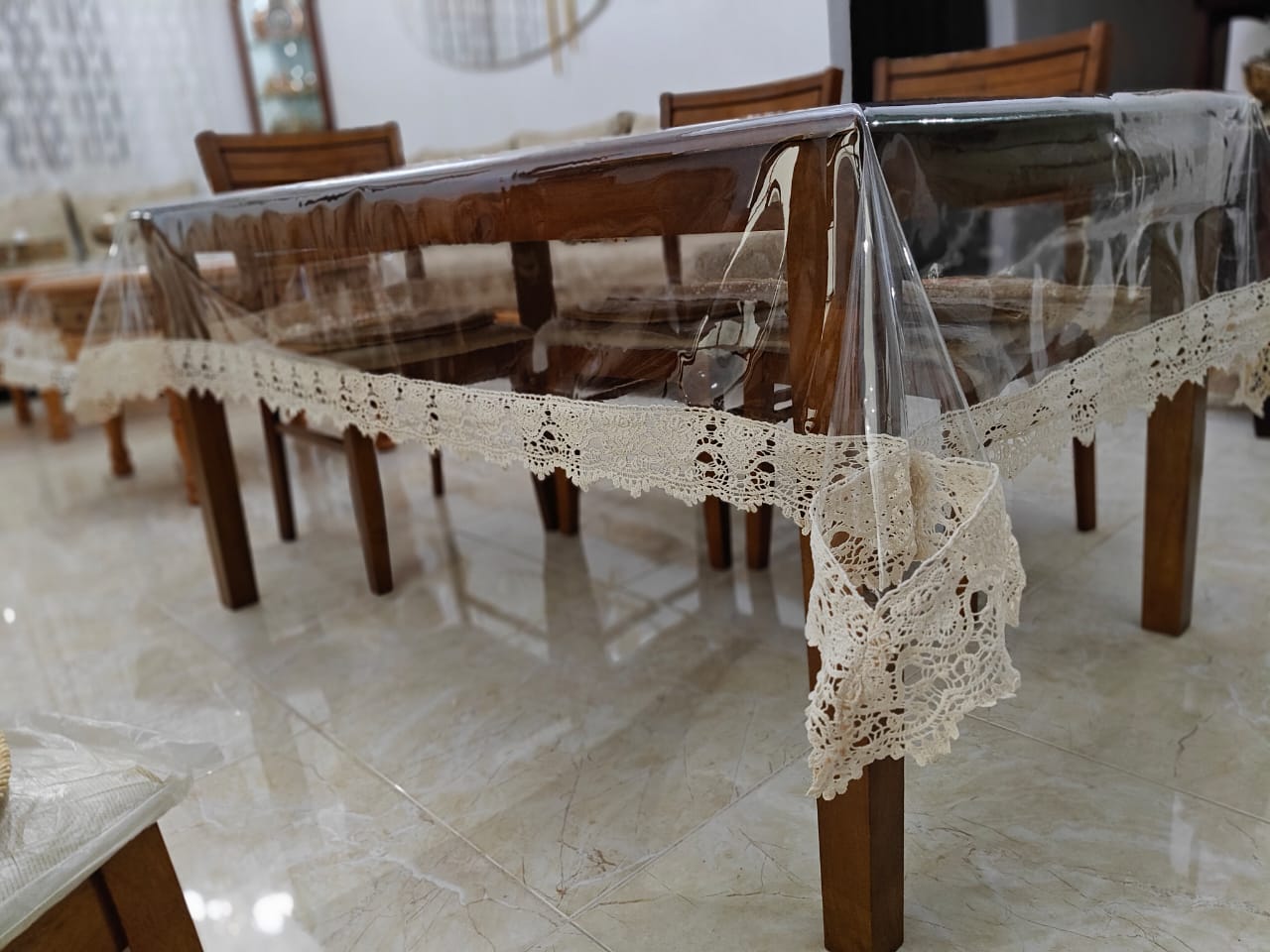 Nappe PVC ديكور بالدانتيل (مستورَد) | متوفر بـ 3 موديلات