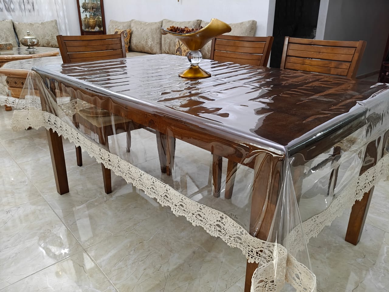 Nappe PVC ديكور بالدانتيل (مستورَد) | متوفر بـ 3 موديلات